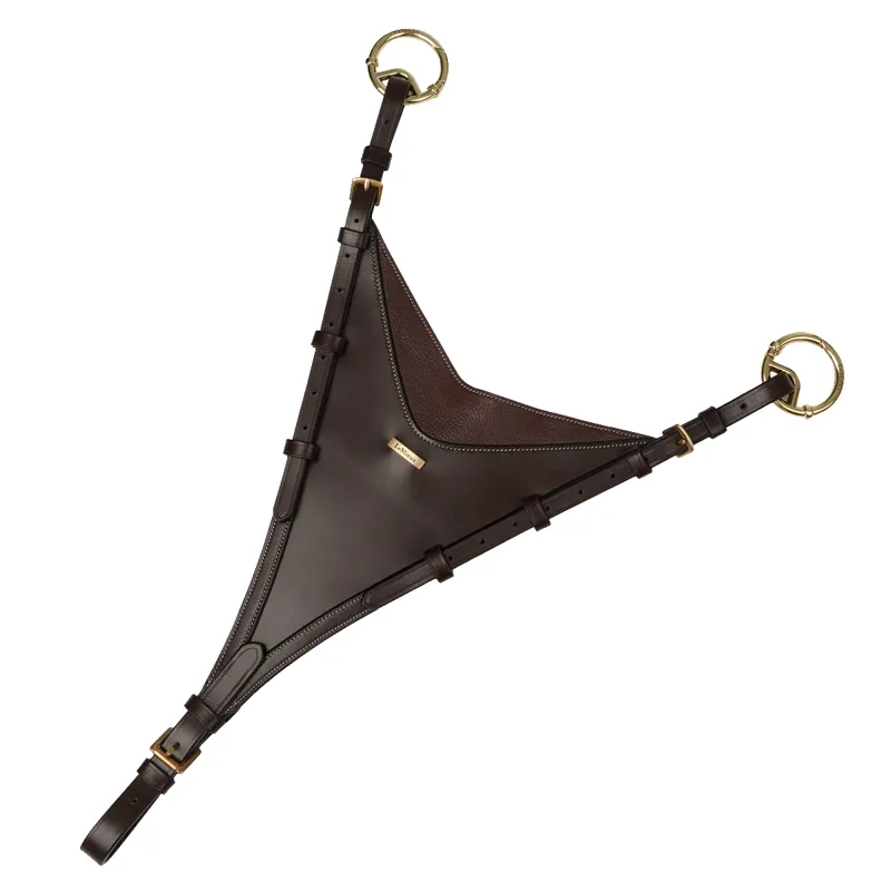 LeMieux Kudos Bib Martingale Attachment - Brown/Brass
